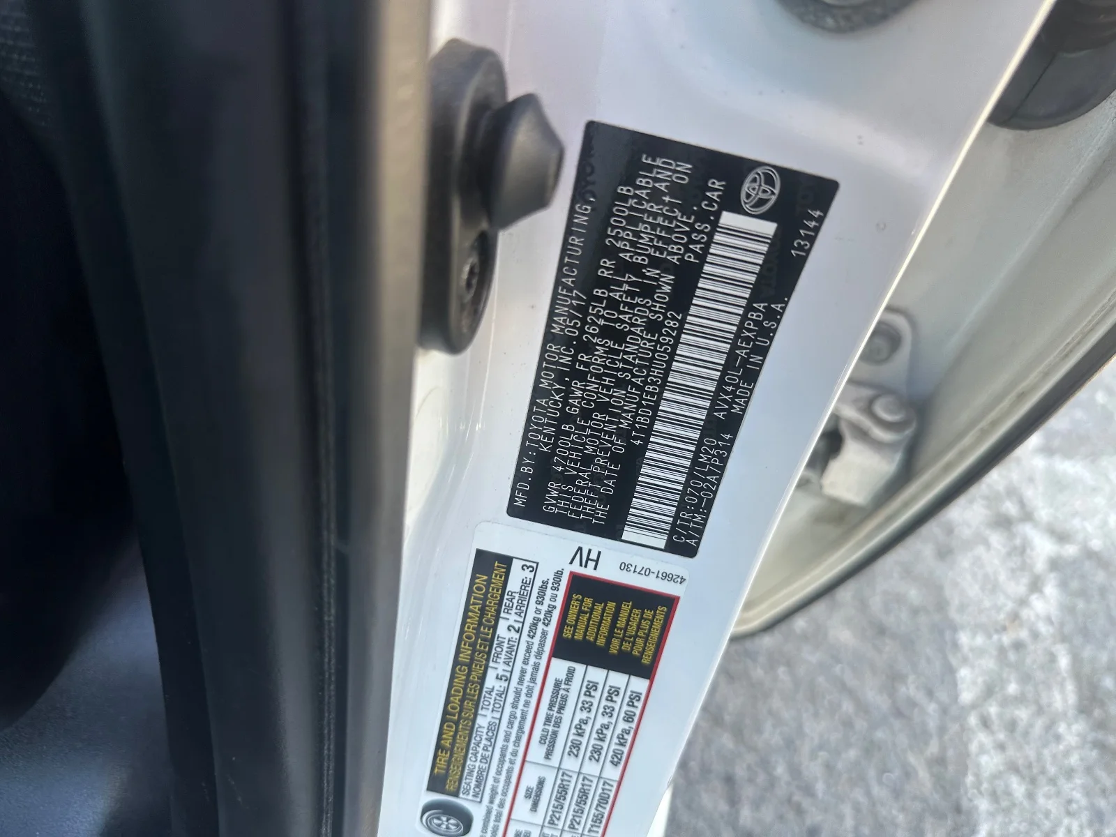 2017 Toyota Avalon — for sale at Auto Marín, Novato CA — photo 5 de 5